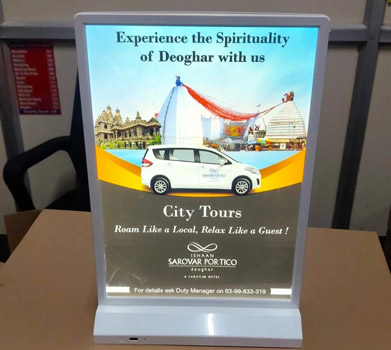 A5 Table Top Display Stand Services