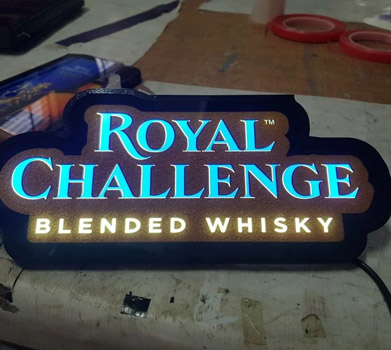 Restaurant Blockout Sign