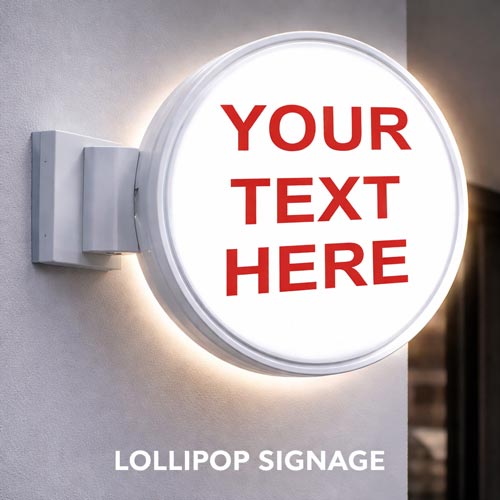 Lollipop Signage