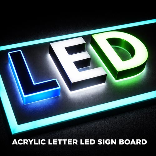 Acrylic Letter Led Sign Board